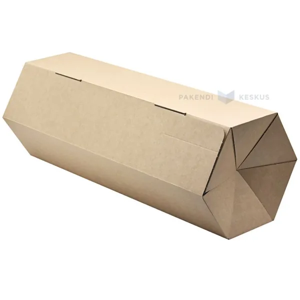 Brown rollable corrugated carton box 360x631x88mm (unrolled 513x212x188mm)