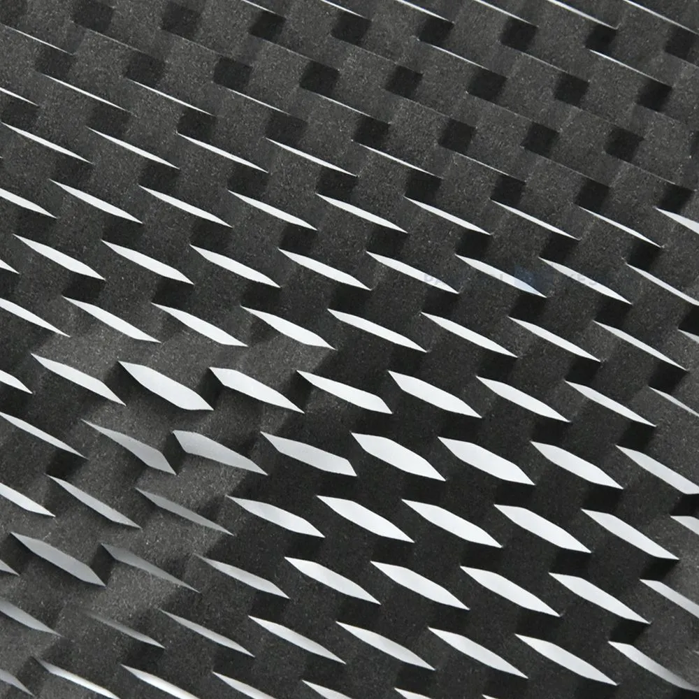 Black honeycomb paper 50cm wide 80g/m2, 25m/roll